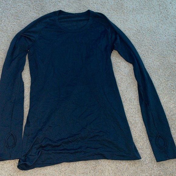 Navy lululemon long sleeve swiftly tech 2.0 - Picture 2 of 5
